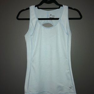 Light blue work out tank